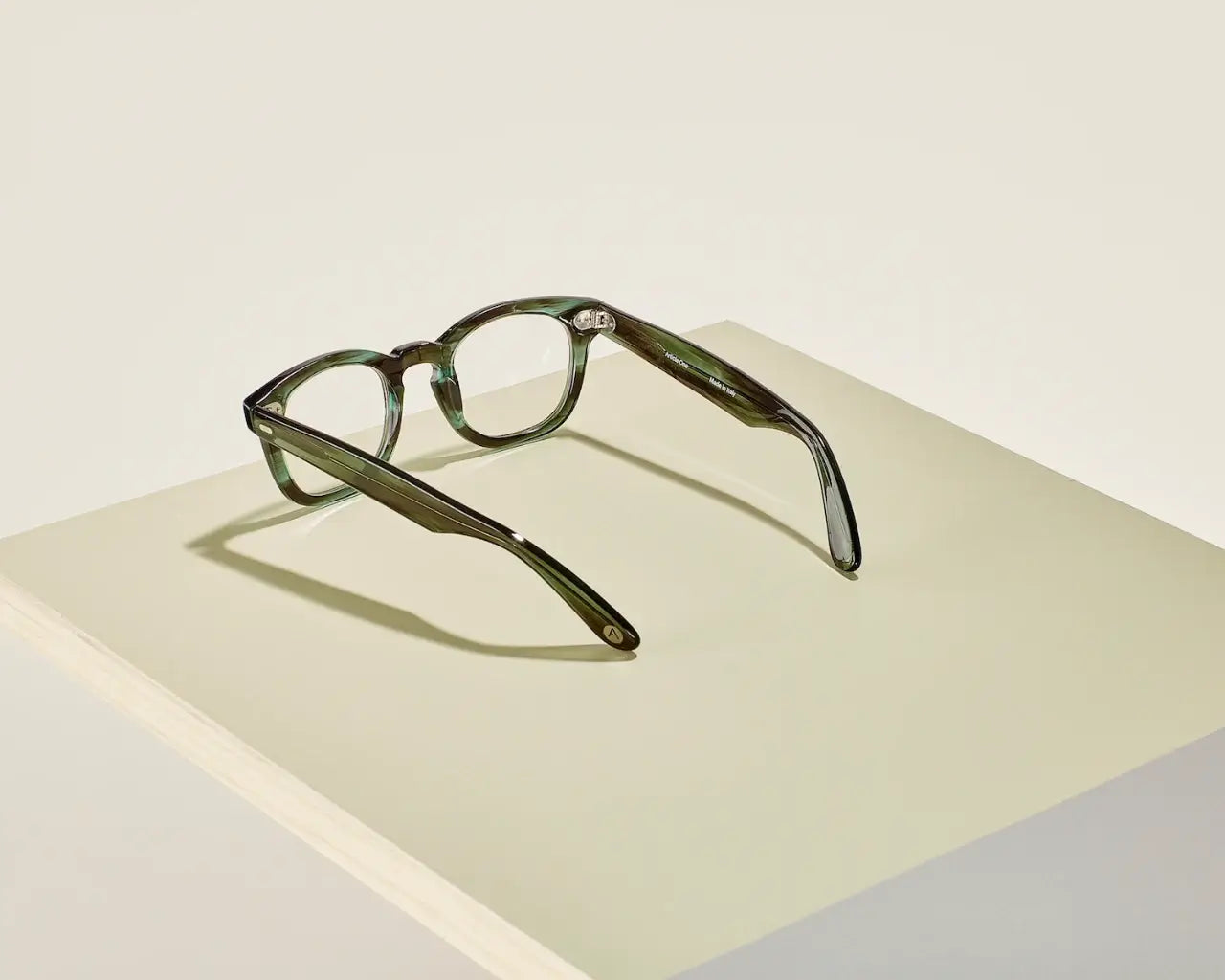 Article One glasses on table facing away