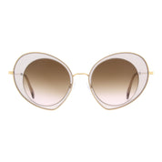 Beige gold Andy Wolf bold luxury eyeglasses