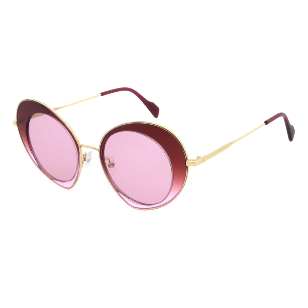 Red gold Andy Wolf bold luxury eyeglasses
