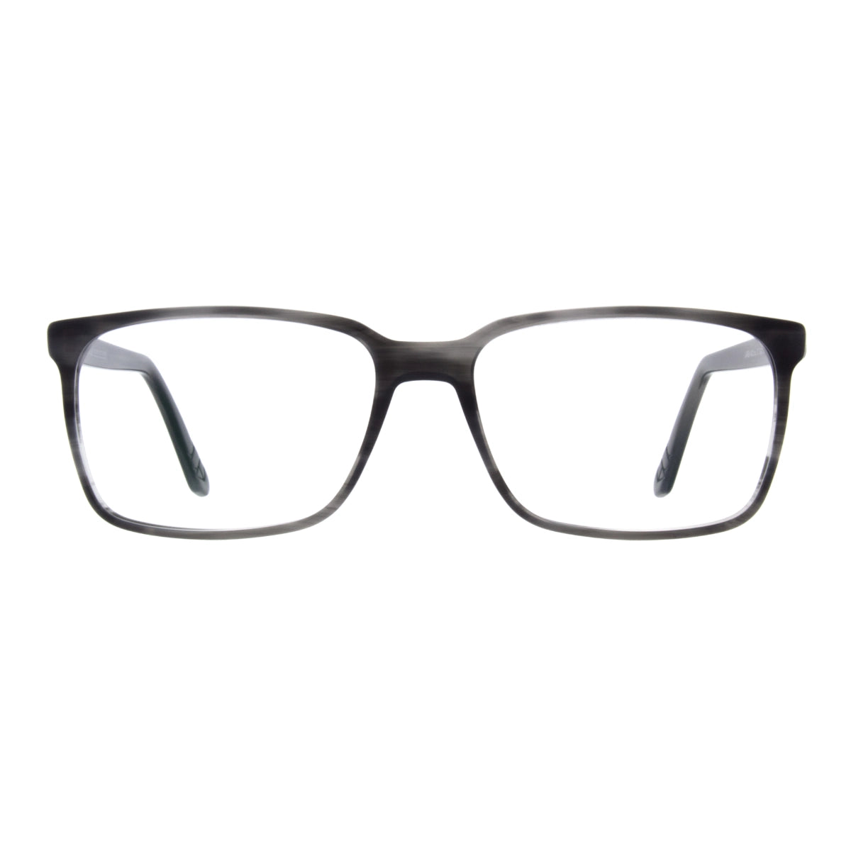 Grey Andy Wolf eyeglasses on white background