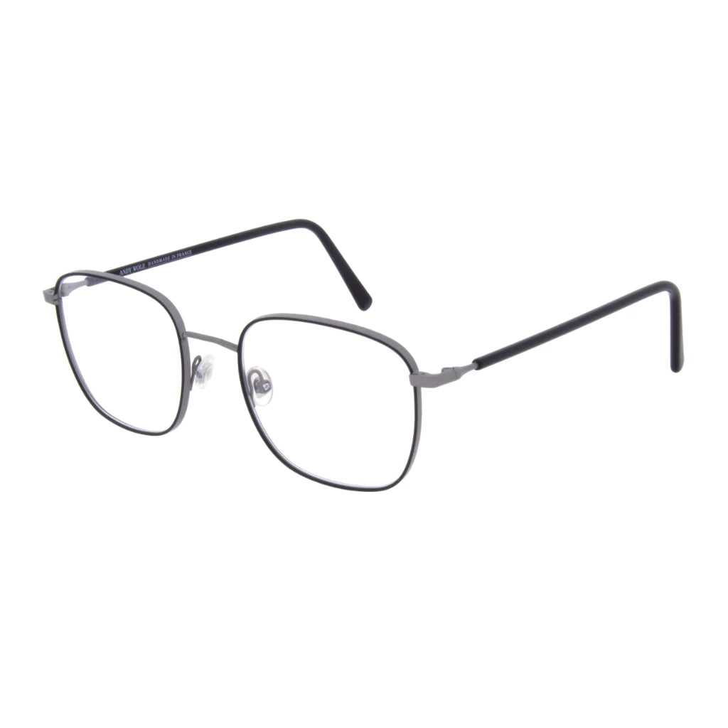 Silver Andy Wolf luxury glasses made in France
