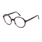 Light tortoise round luxury handmade Andy Wolf plastic eyeglasses