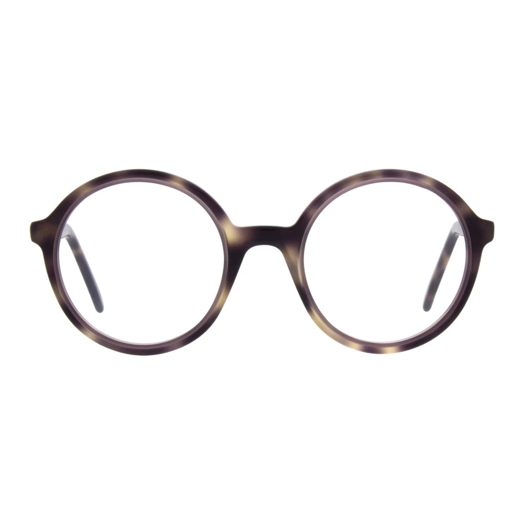 Tortoise round luxury handmade Andy Wolf plastic eyeglasses