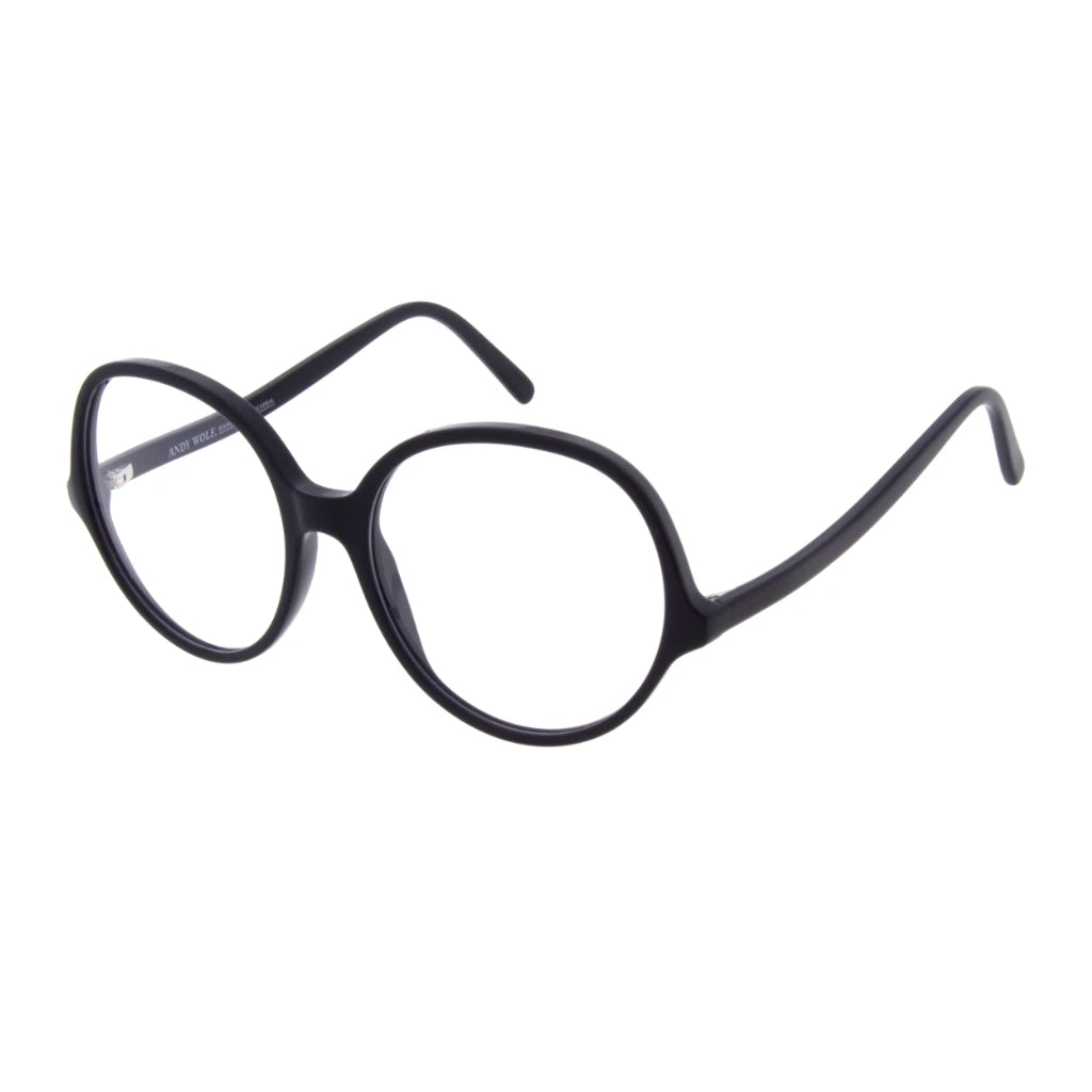 Black vintage retro luxury handmade eyeglasses by Andy Wolf