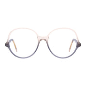 Blue clear vintage retro luxury handmade eyeglasses by Andy Wolf