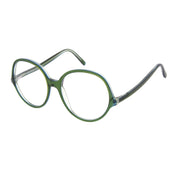 Green vintage retro luxury handmade eyeglasses by Andy Wolf