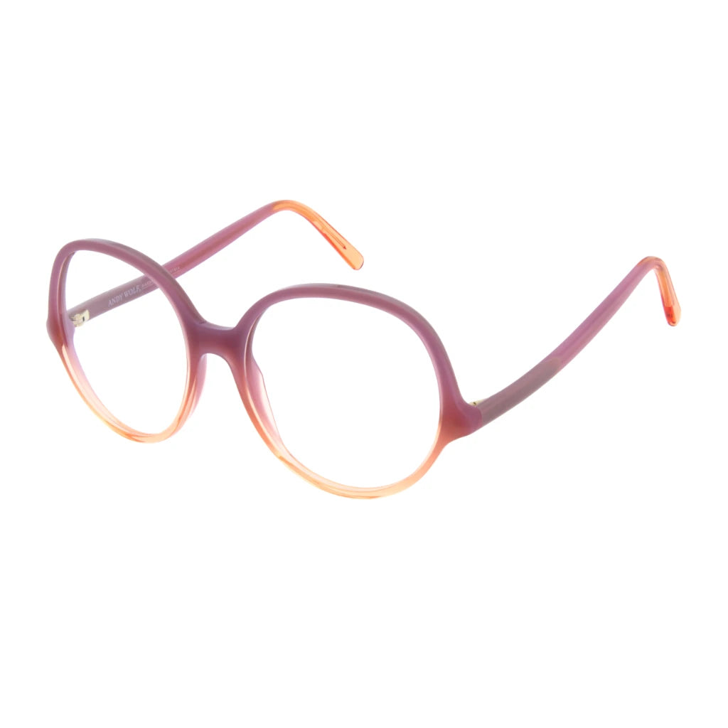 Pink vintage retro luxury handmade eyeglasses by Andy Wolf