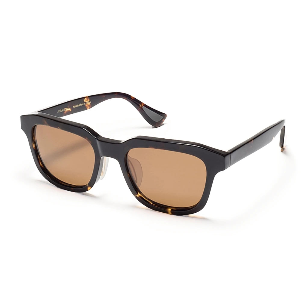 Tortoise luxury polarized Article One running sunglasses