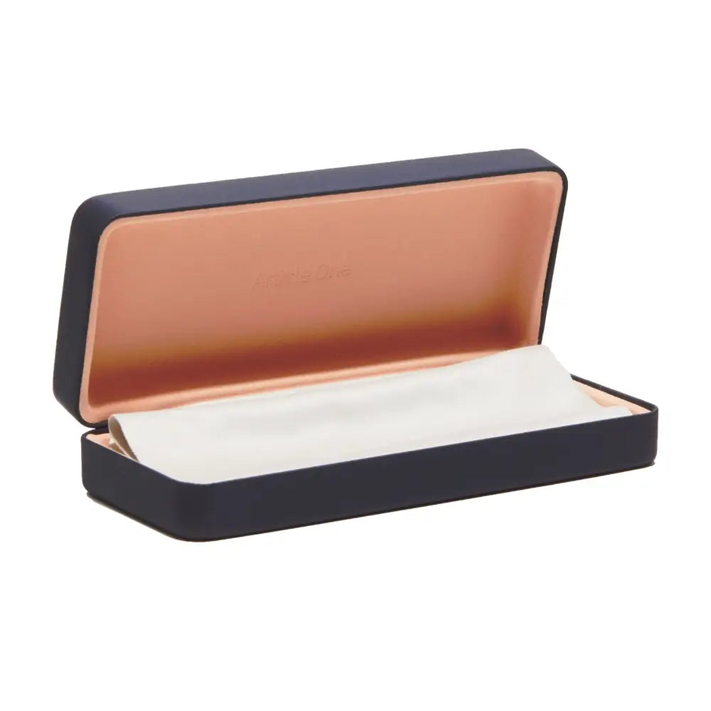 Article One premium hard eyeglass case open
