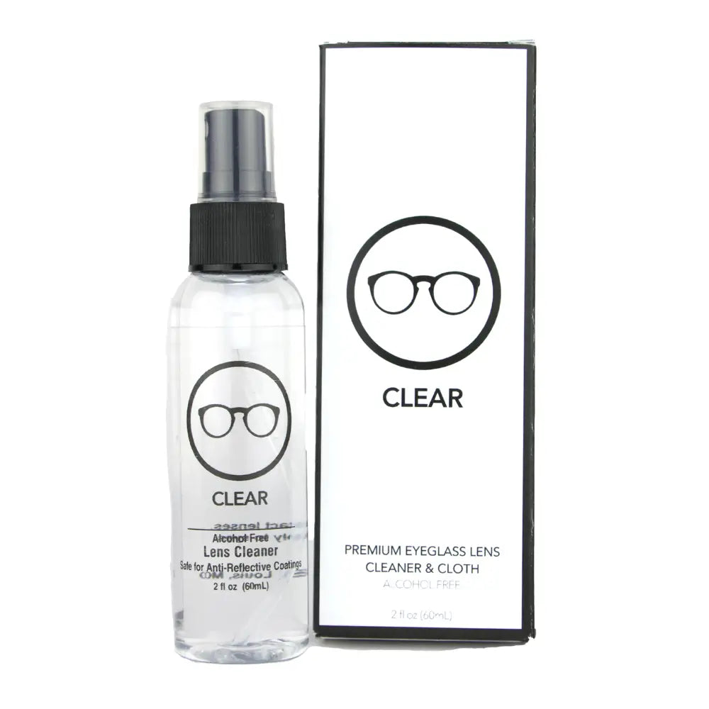 CLEAR premium prescription lens eyeglass cleaner