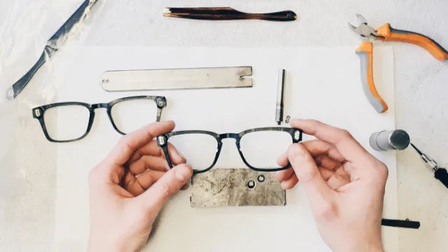 Eyewear frame repair in Italian factory by Article One