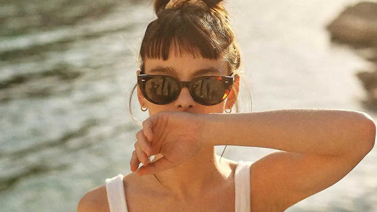 Luxury cat-eyed plastic polarized sunglasses by SALT