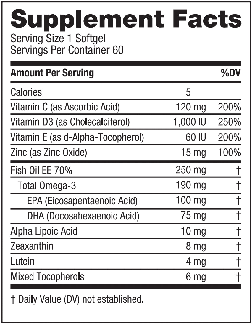 EyePromise Restore eye vitamins facts
