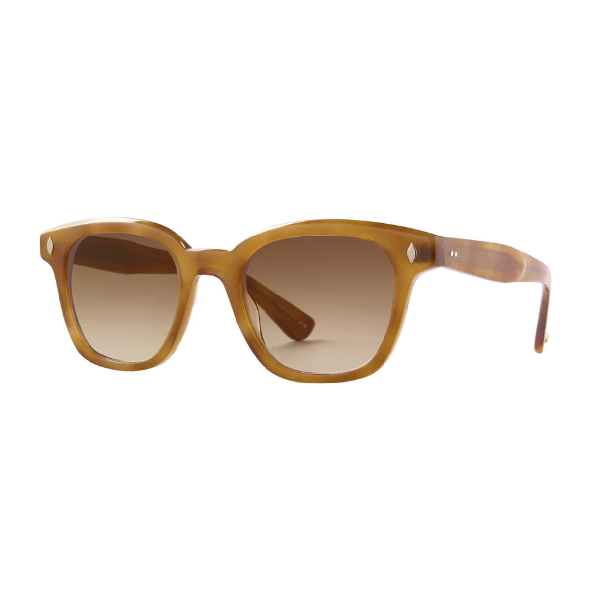 Carmel tortoise large Garrett Leight Broadway wayfarer sunglasses for men and women.