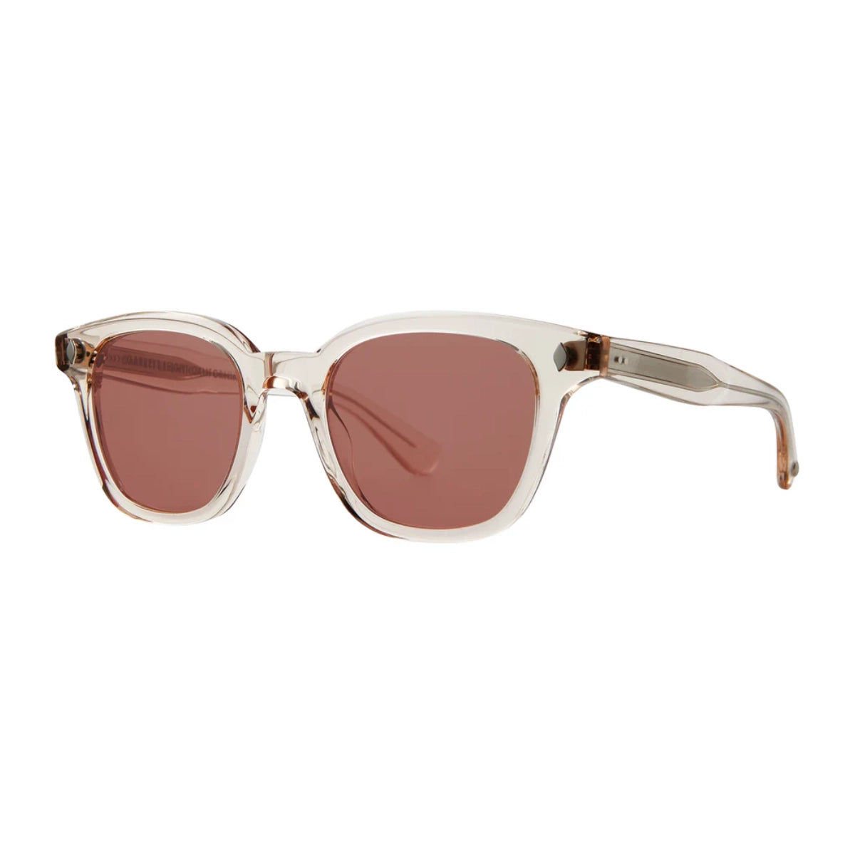 Prosecco large Garrett Leight Broadway wayfarer sunglasses for men and women.