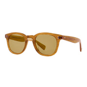 Butterscotch Garrett Leight thick acetate sunglass frame