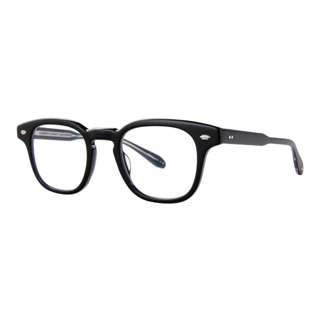 Black Sherwood GLCO '50s inspired tailored prescription eyeglass frames