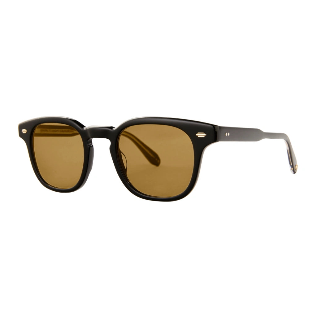 Black acetate Sherwood luxury polarized sunglasses