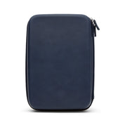 Navy back luxury GLCO collector travel eyeglass case luggage