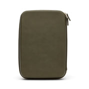 Olive back luxury GLCO collector travel eyeglass case luggage