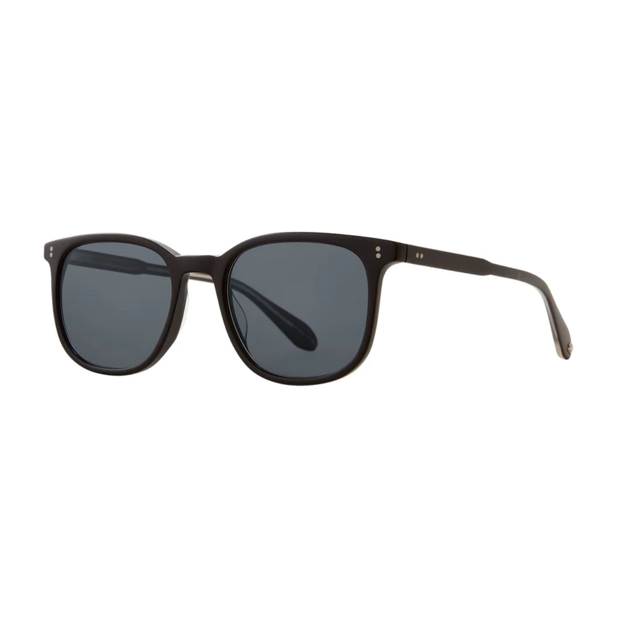 Black Garrett Leight luxury polarized sunglasses online at The Optical Co