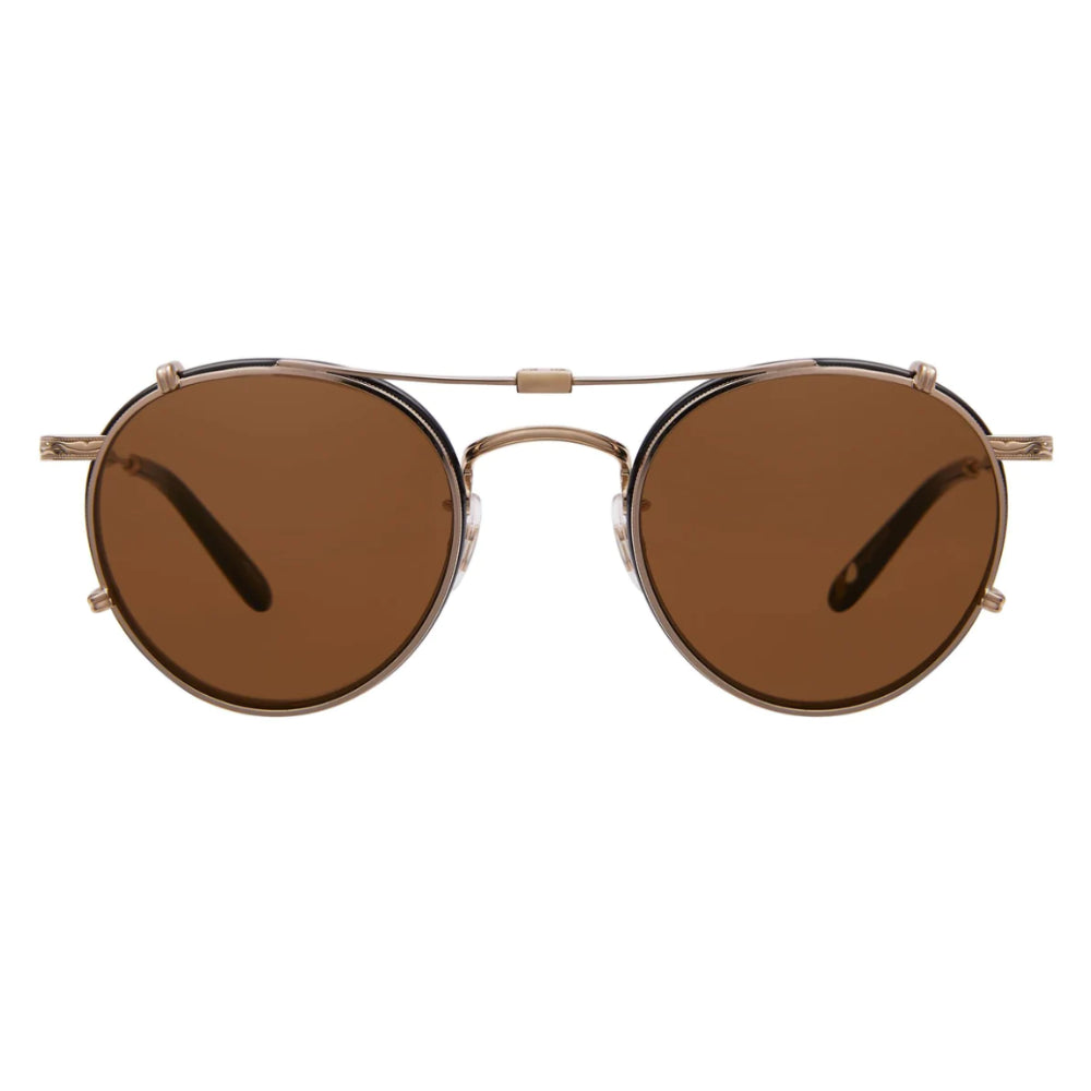 GLCO Wilson Sun Clip on Sunglasses antique gold