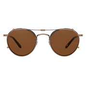 GLCO Wilson Sun Clip on Sunglasses antique gold