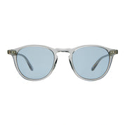 Grey smoke clear Hampton luxury sunglasses by Garrett Leight