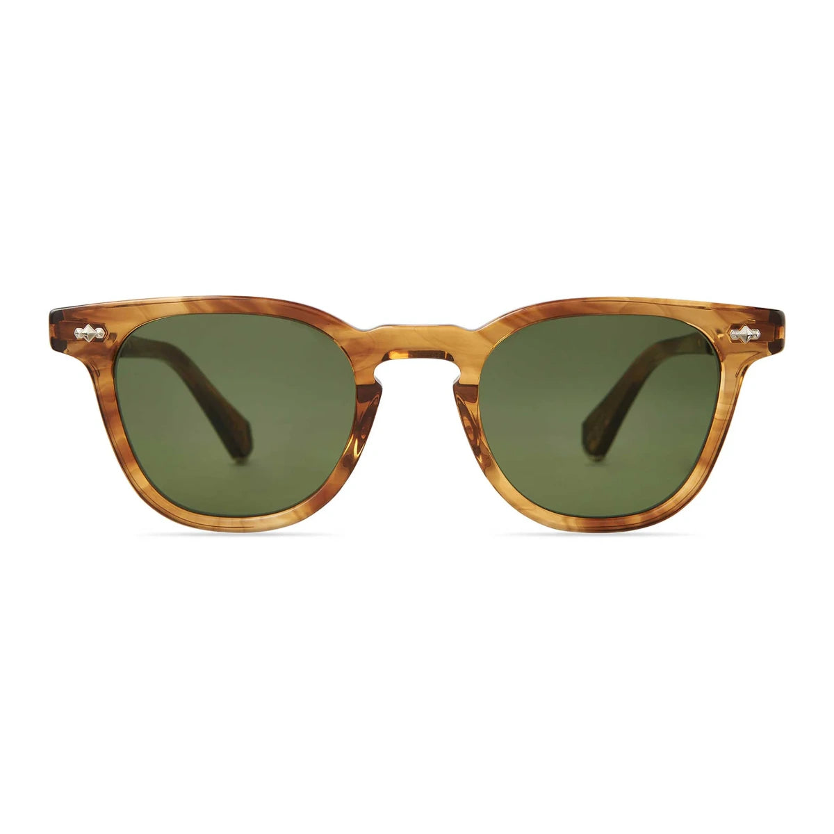Marbled Mr. Leight luxury square polarized sunglasses