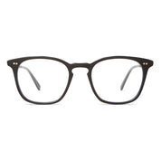 Black square Mr. Leight luxury plastic acetate eyeglasses at The Optical. Co