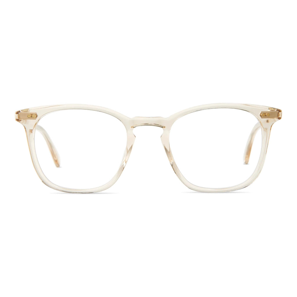 Clear square Mr. Leight luxury plastic acetate eyeglasses at The Optical. Co