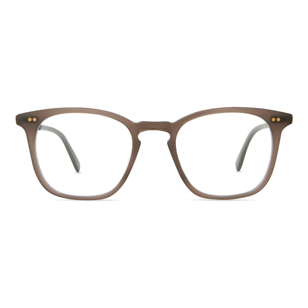 Brown square Mr. Leight luxury plastic acetate eyeglasses at The Optical. Co