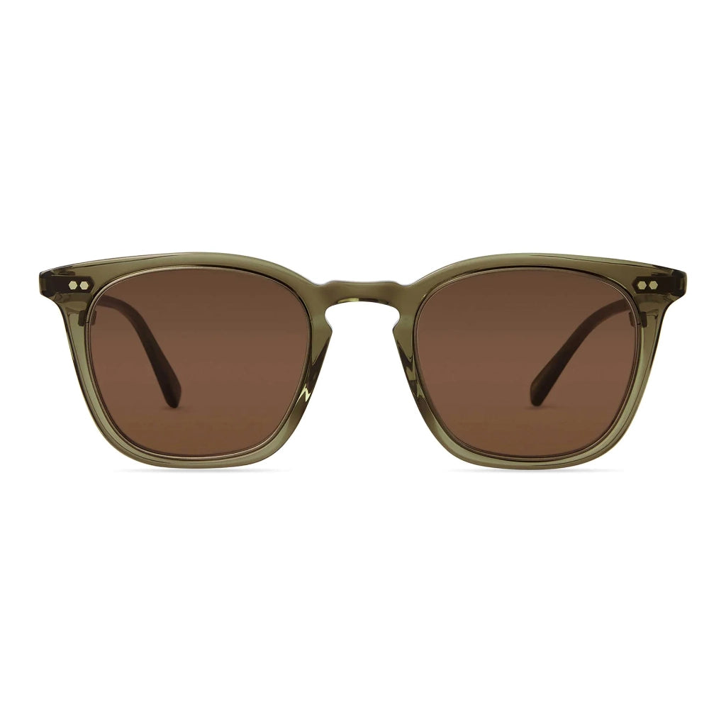 Green crystal plastic Mr. Leight luxury polarized sunglasses for men and women