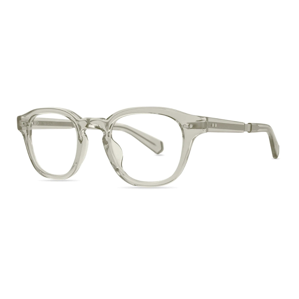 Clear square Mr. Leight luxury plastic acetate eyeglasses at The Optical. Co