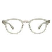 Clear square Mr. Leight luxury plastic acetate eyeglasses at The Optical. Co