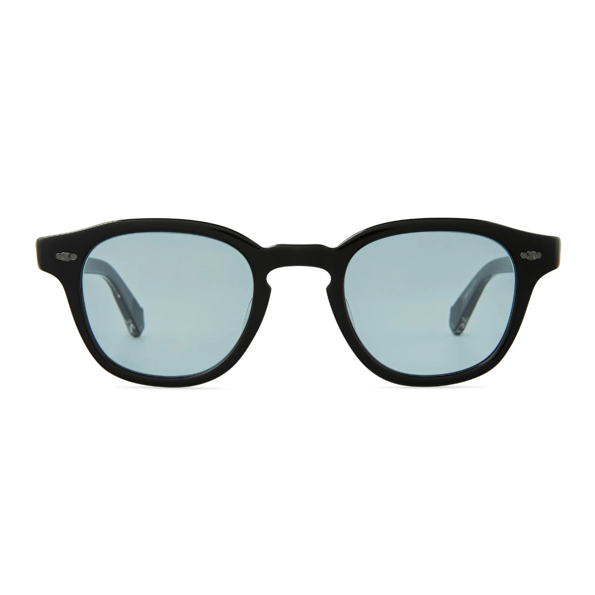 Black luxury Mr. Leight sunglasses with polarized glass lenses