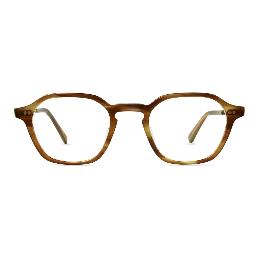 Tortoise Mr. Leight handmade luxury plastic eyeglasses at The Optical. Co