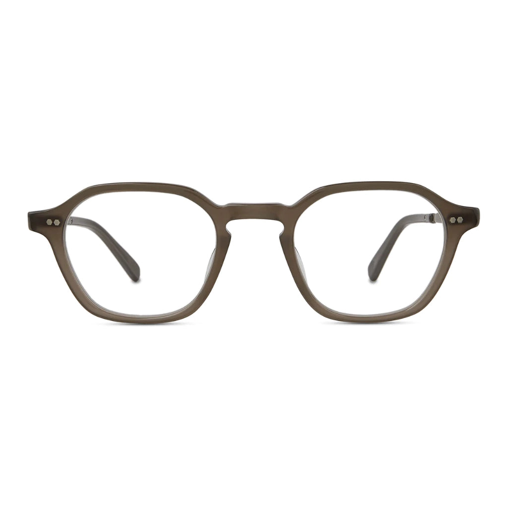 Brown Mr. Leight handmade luxury plastic eyeglasses at The Optical. Co