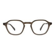 Brown Mr. Leight handmade luxury plastic eyeglasses at The Optical. Co