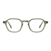Green crystal Mr. Leight handmade luxury plastic eyeglasses at The Optical. Co