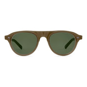 Brown round plastic aviator modern luxury sunglasses for men and women