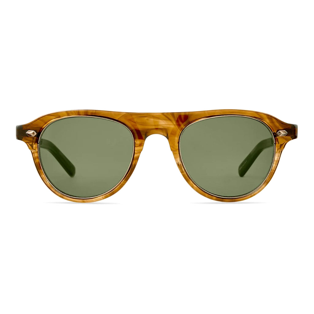 Gold tortoise round plastic aviator modern luxury sunglasses for men and women