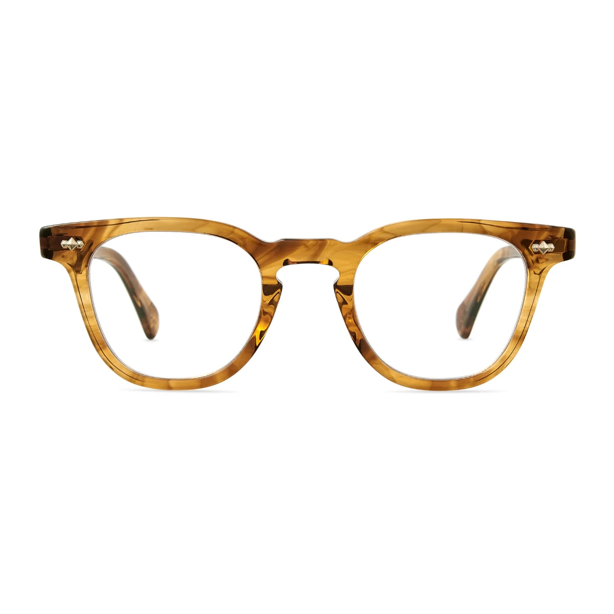 Marbled Rye Mr. Leight luxury square prescription eyeglasses