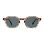 Rose color geometric polarized luxury sunglasses