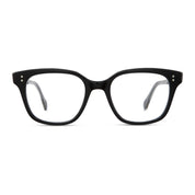 Black modern luxury cat-eyed prescription eyeglass frames