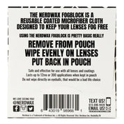 Nerdwax Fogblock cloth