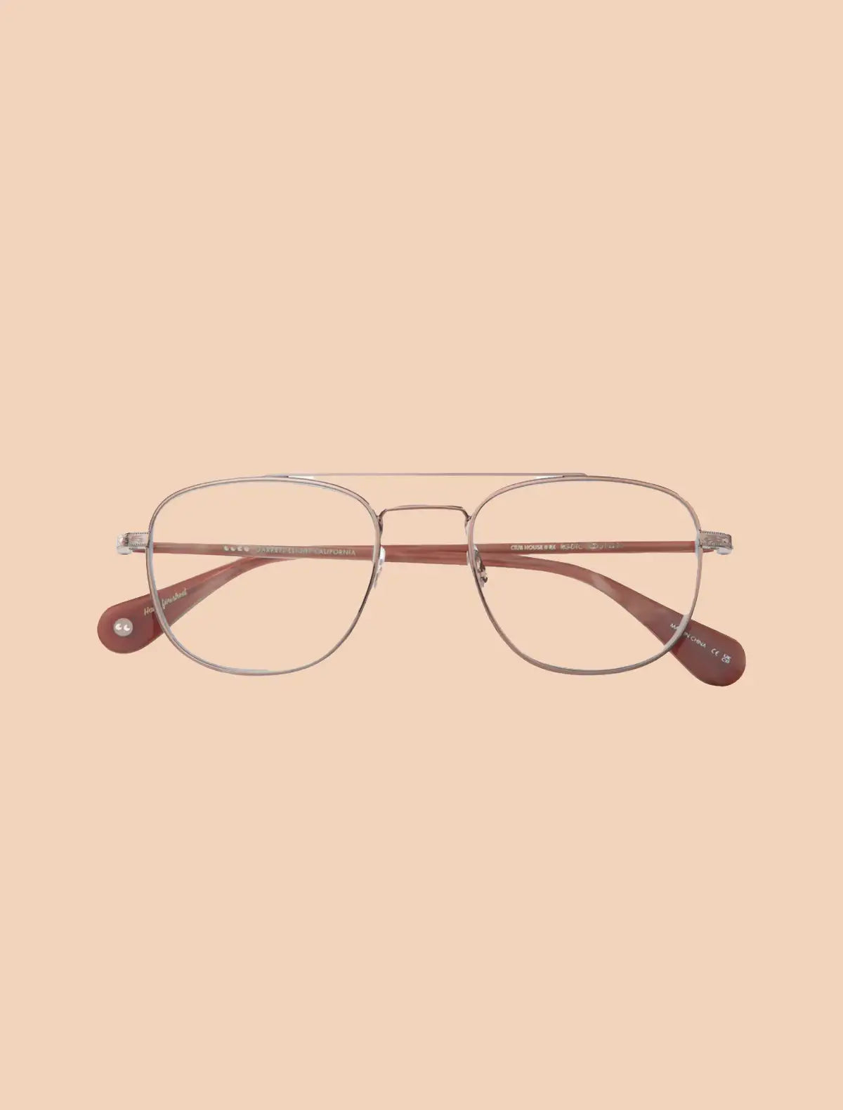 Metal navigator luxury glasses by GLCO from The Optical Co
