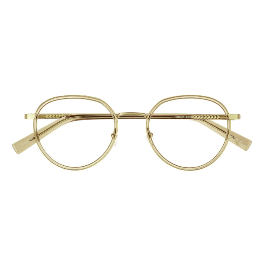 Green round lightweight metal titanium glasses online for women