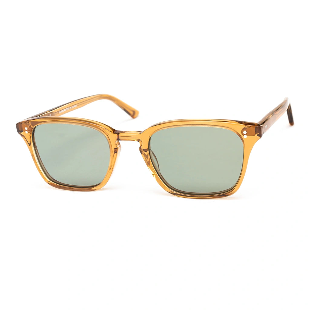 Brown crystal SALT polarized small to medium sized luxury sunglasses