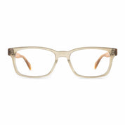 Matte tea Walter eyeglass frames by SALT on white background